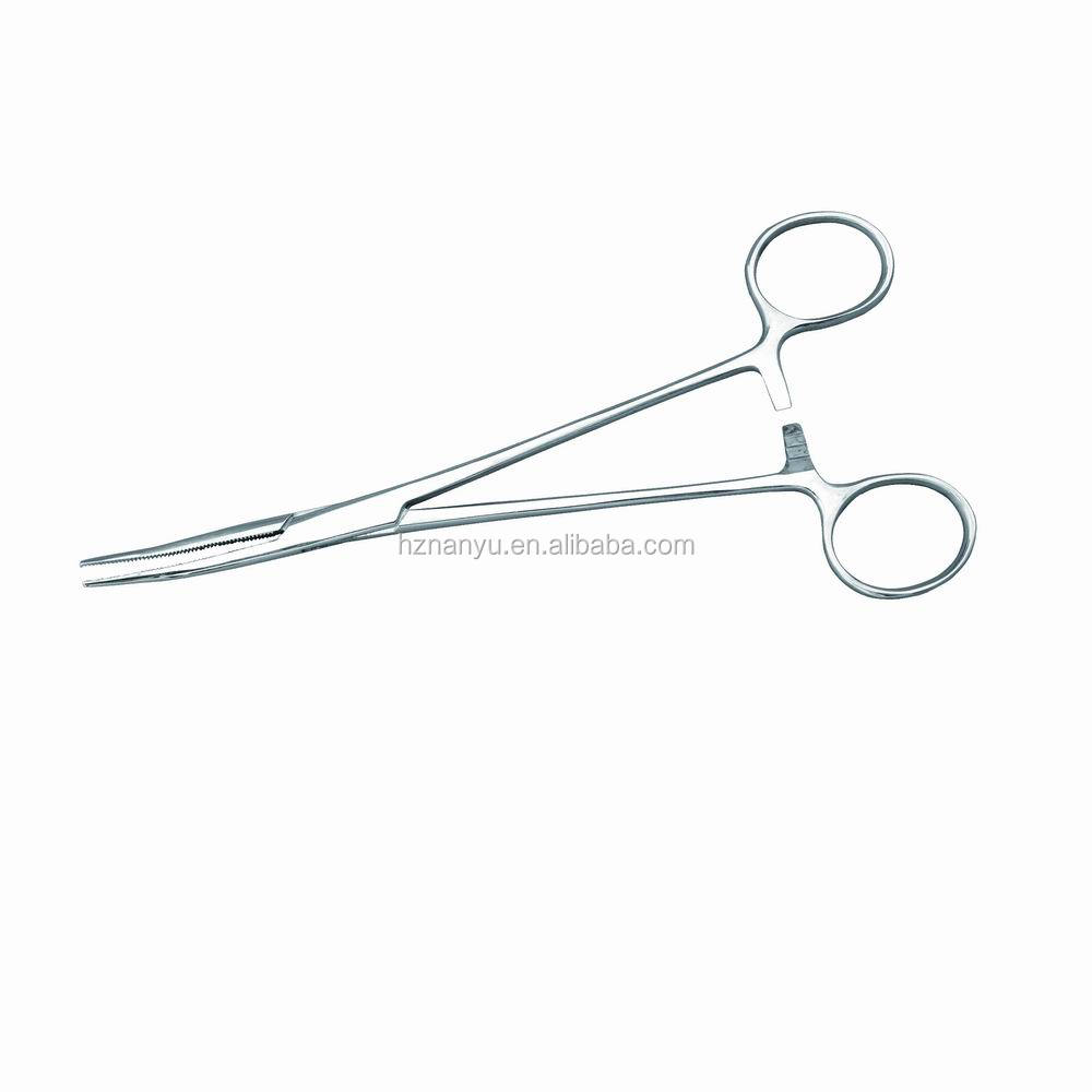 High quality Tonsil Hemostatic Forceps straight and curved ENT instruments Tonsil Instruments